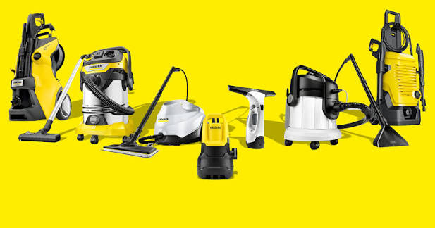 Professional Kärcher cleaning equipment used by AIRCONSERVICE24.COM
